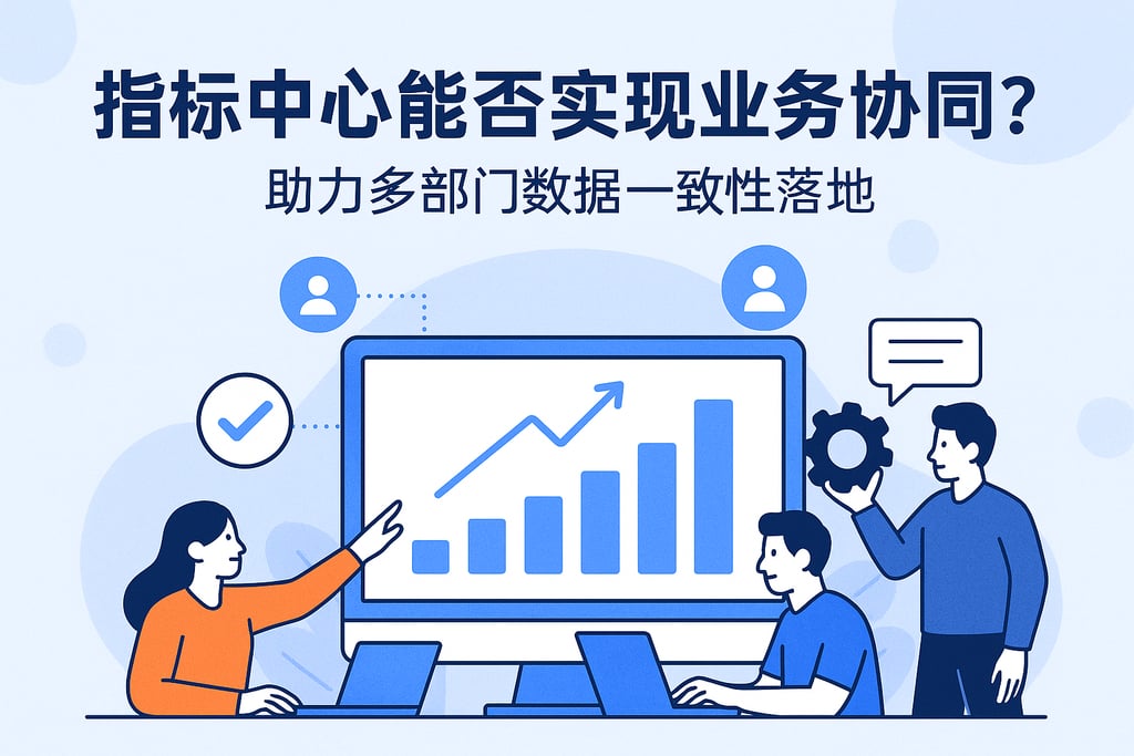 指标中心能否实现业务协同？助力多部门数据一致性落地