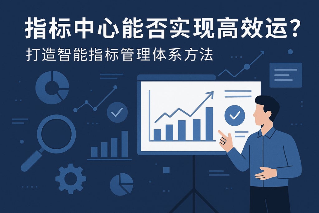 指标中心能否实现高效运营？打造智能指标管理体系方法