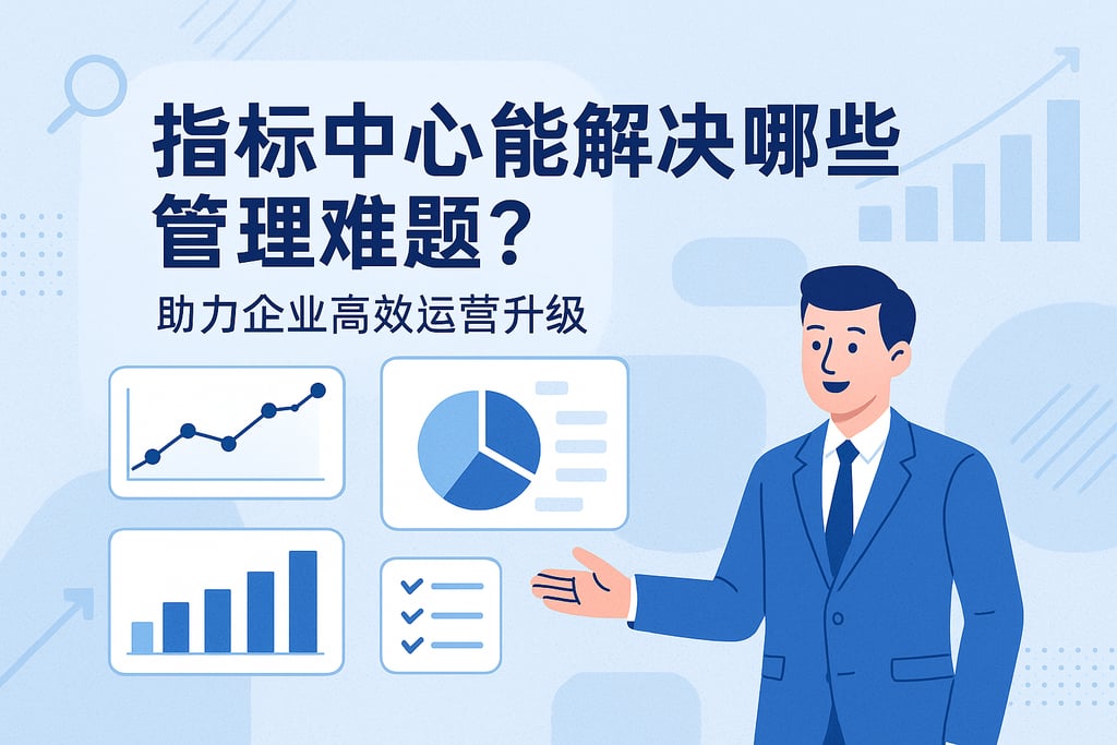 指标中心能解决哪些管理难题？助力企业高效运营升级