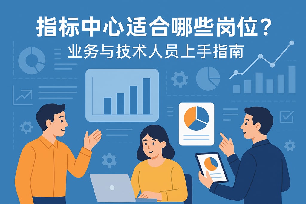 指标中心适合哪些岗位？业务与技术人员上手指南