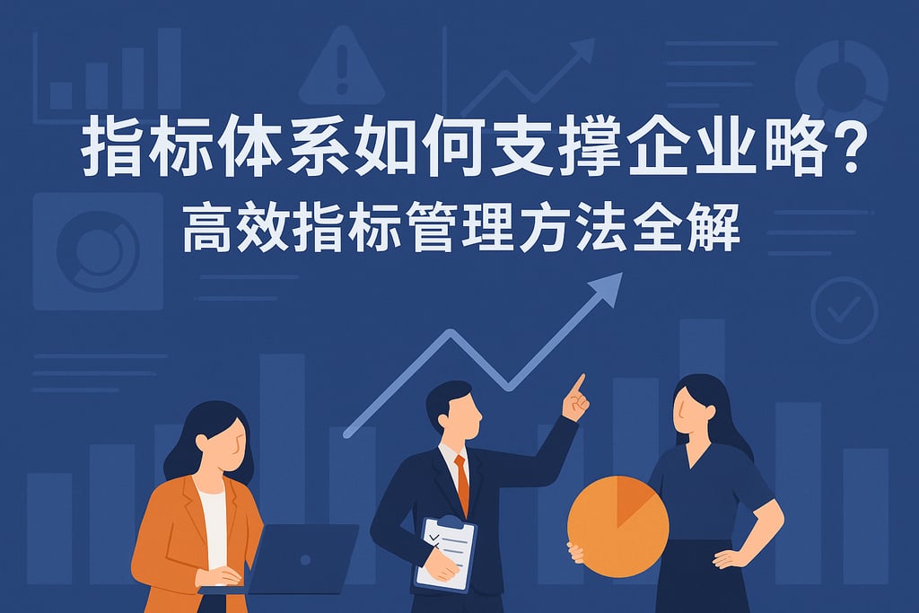 指标体系如何支撑企业战略？高效指标管理方法全解