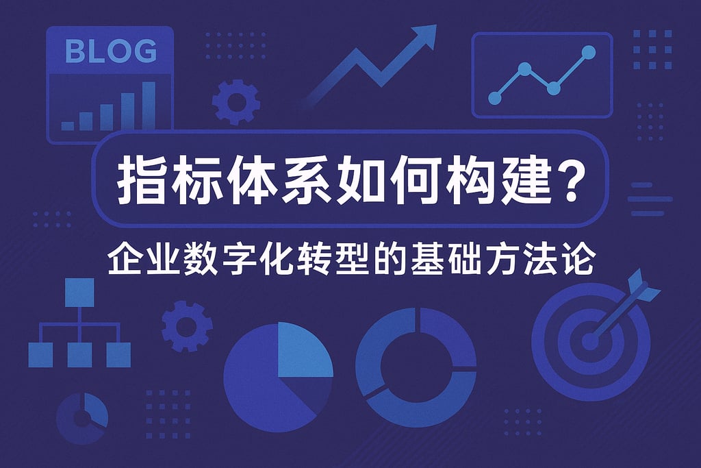 指标体系如何构建？企业数字化转型的基础方法论