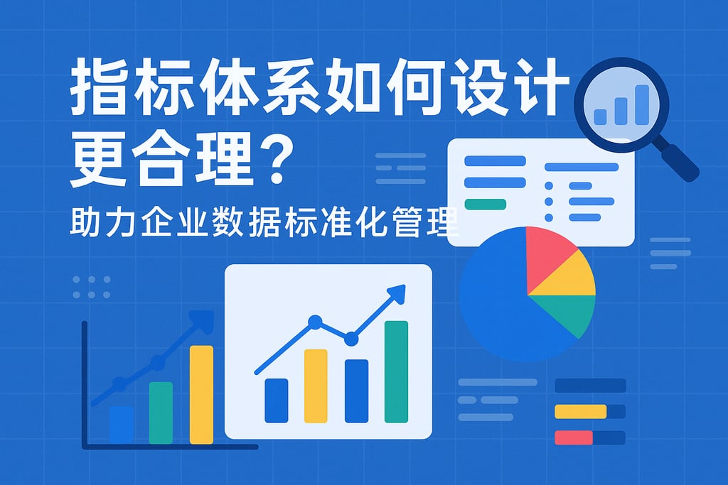 指标体系如何设计更合理？助力企业数据标准化管理