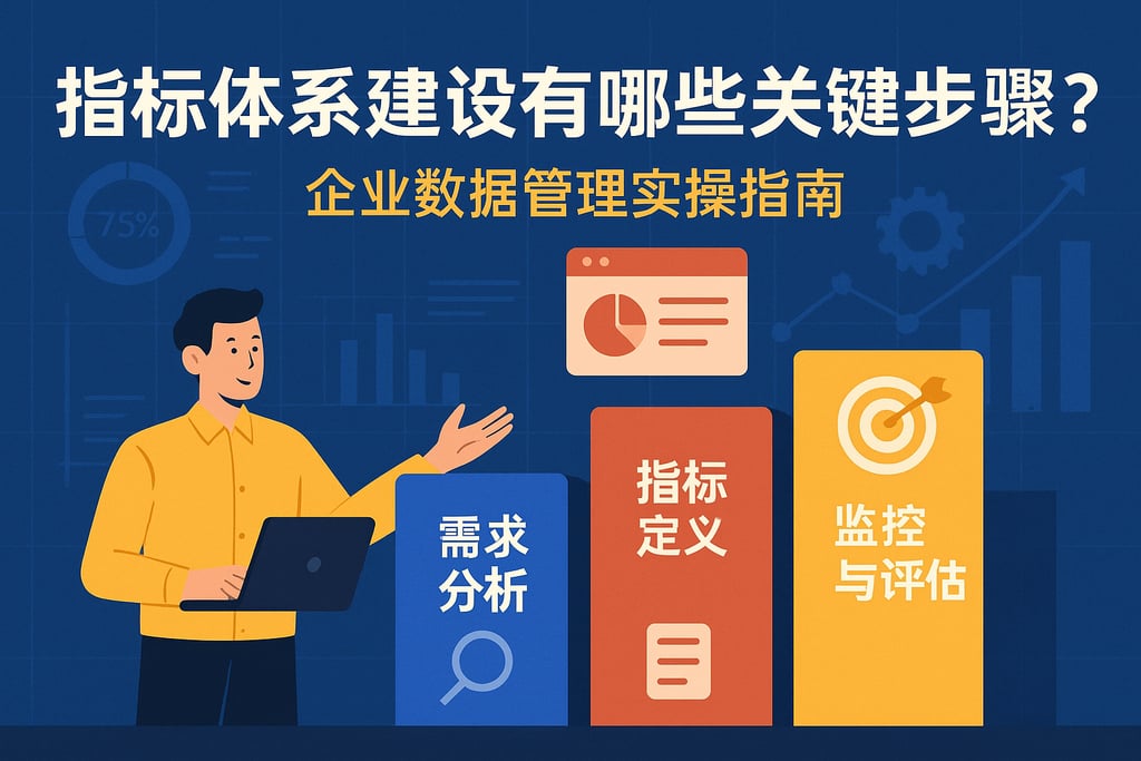 指标体系建设有哪些关键步骤？企业数据管理实操指南
