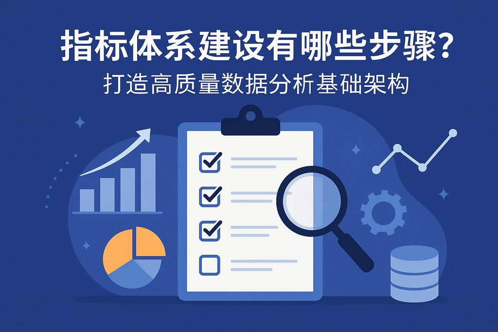 指标体系建设有哪些步骤？打造高质量数据分析基础架构