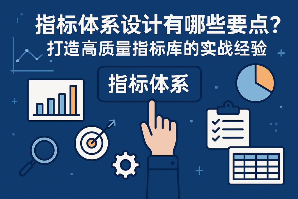 指标体系设计有哪些要点？打造高质量指标库的实战经验