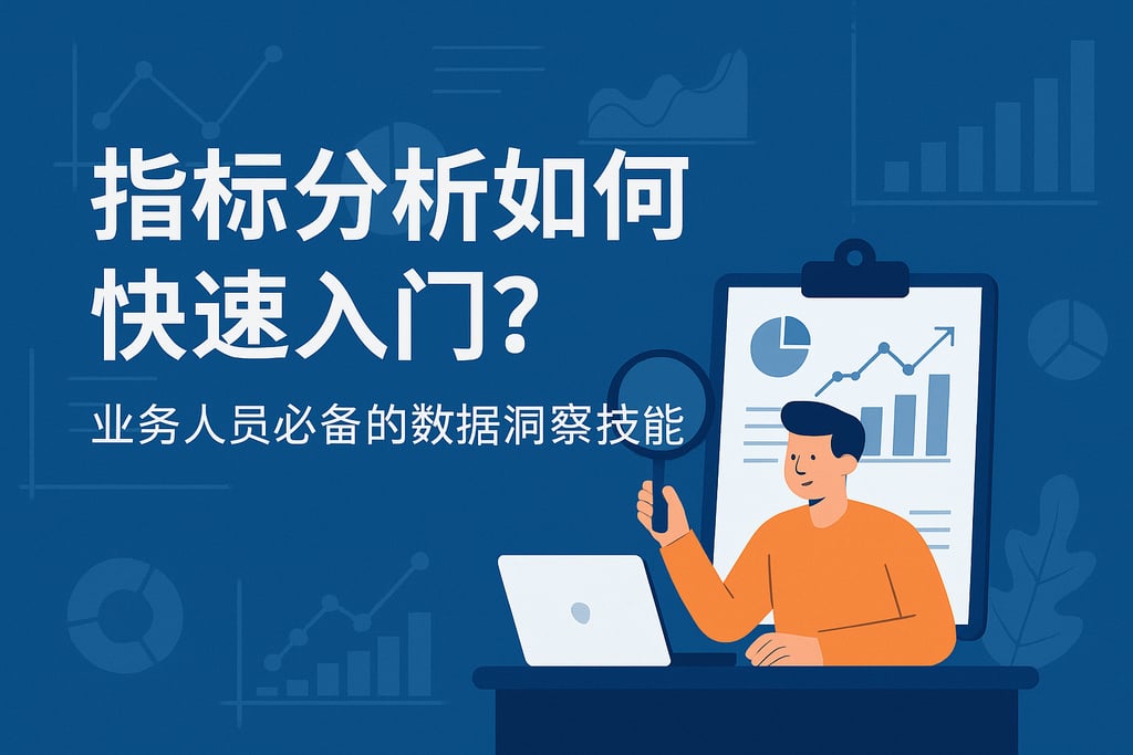 指标分析如何快速入门？业务人员必备的数据洞察技能