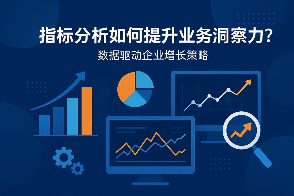 指标分析如何提升业务洞察力？数据驱动企业增长策略