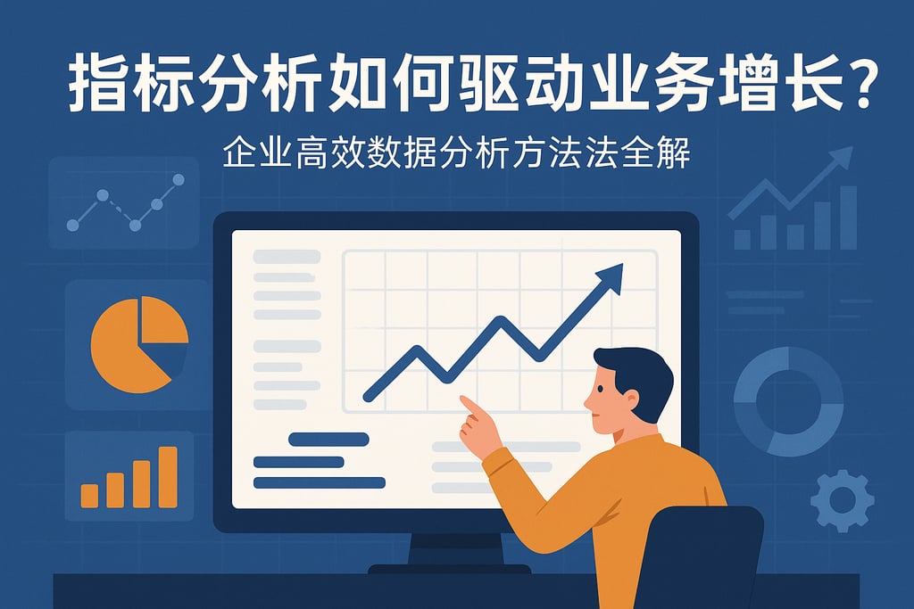 指标分析如何驱动业务增长？企业高效数据分析方法全解