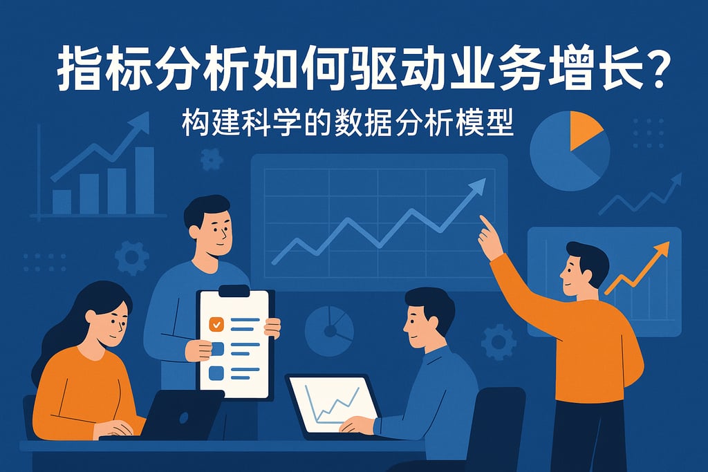 指标分析如何驱动业务增长？构建科学的数据分析模型