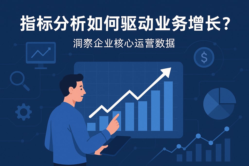 指标分析如何驱动业务增长？洞察企业核心运营数据
