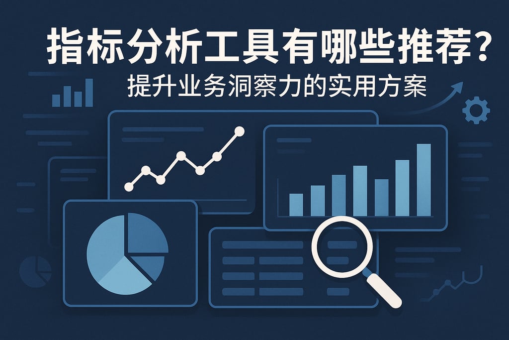 指标分析工具有哪些推荐？提升业务洞察力的实用方案