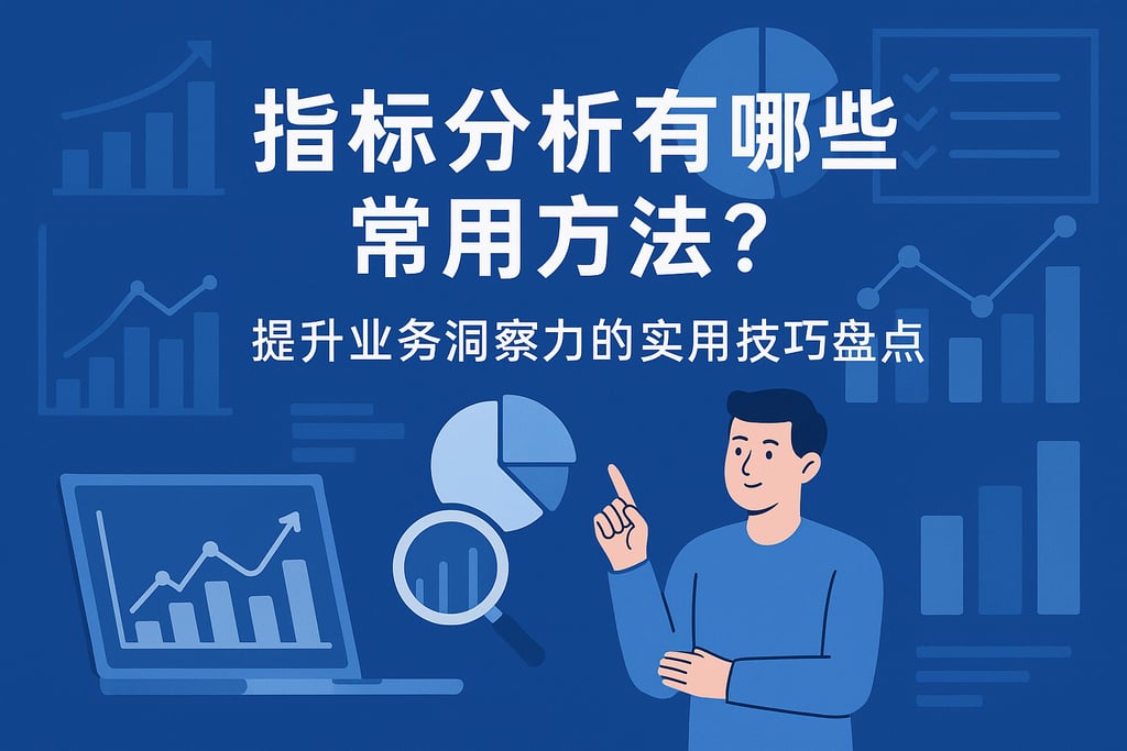 指标分析有哪些常用方法？提升业务洞察力的实用技巧盘点