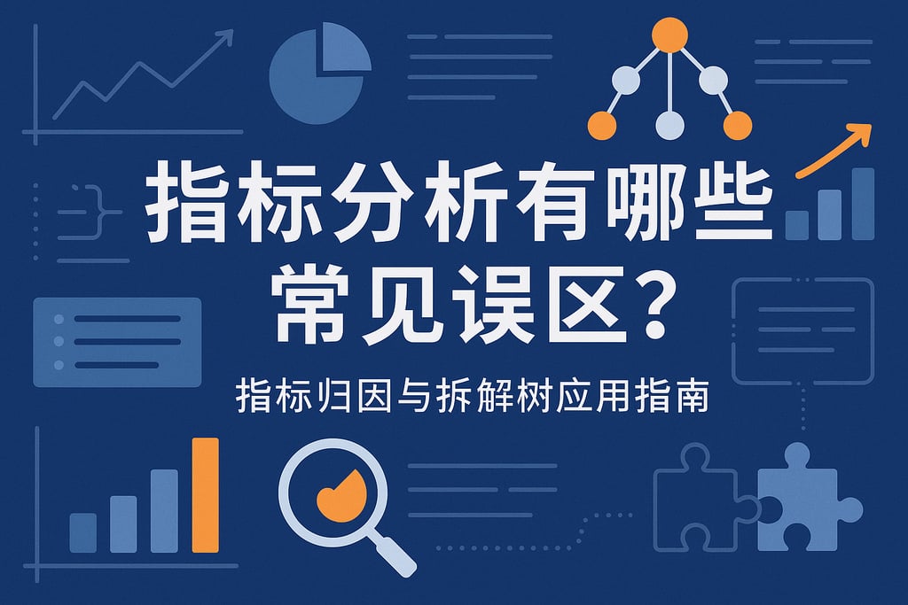 指标分析有哪些常见误区？指标归因与拆解树应用指南
