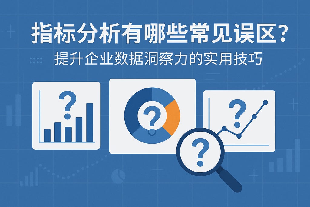 指标分析有哪些常见误区？提升企业数据洞察力的实用技巧