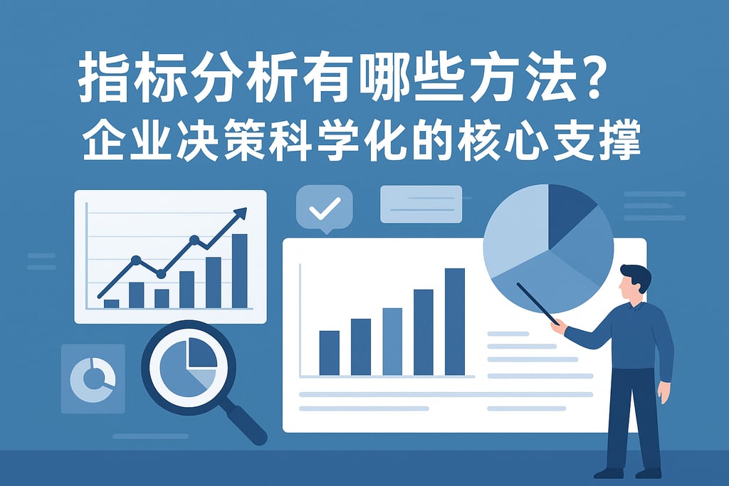 指标分析有哪些方法？企业决策科学化的核心支撑