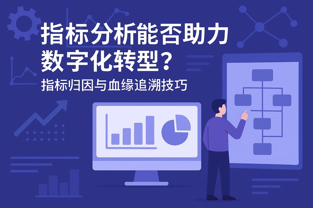 指标分析能否助力数字化转型？指标归因与血缘追溯技巧