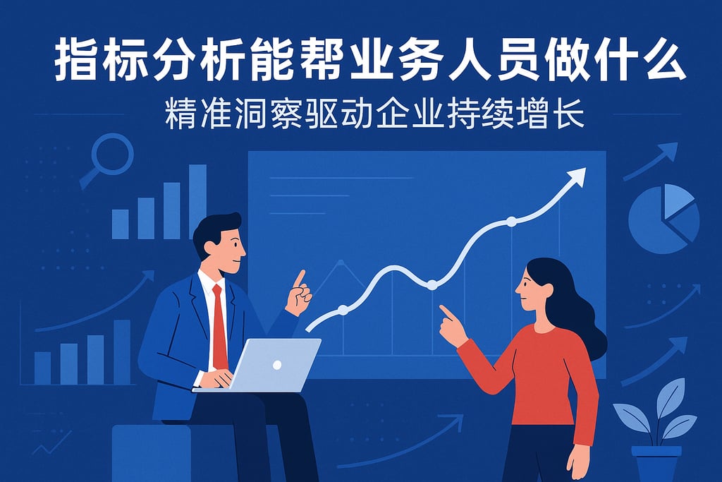 指标分析能帮业务人员做什么？精准洞察驱动企业持续增长