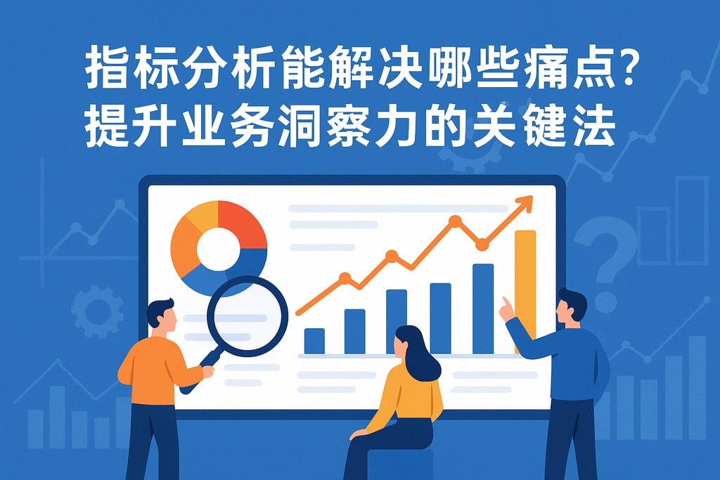 指标分析能解决哪些痛点？提升业务洞察力的关键方法