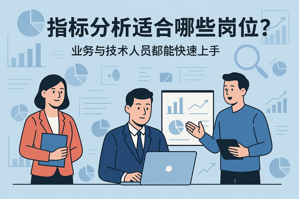 指标分析适合哪些岗位？业务与技术人员都能快速上手