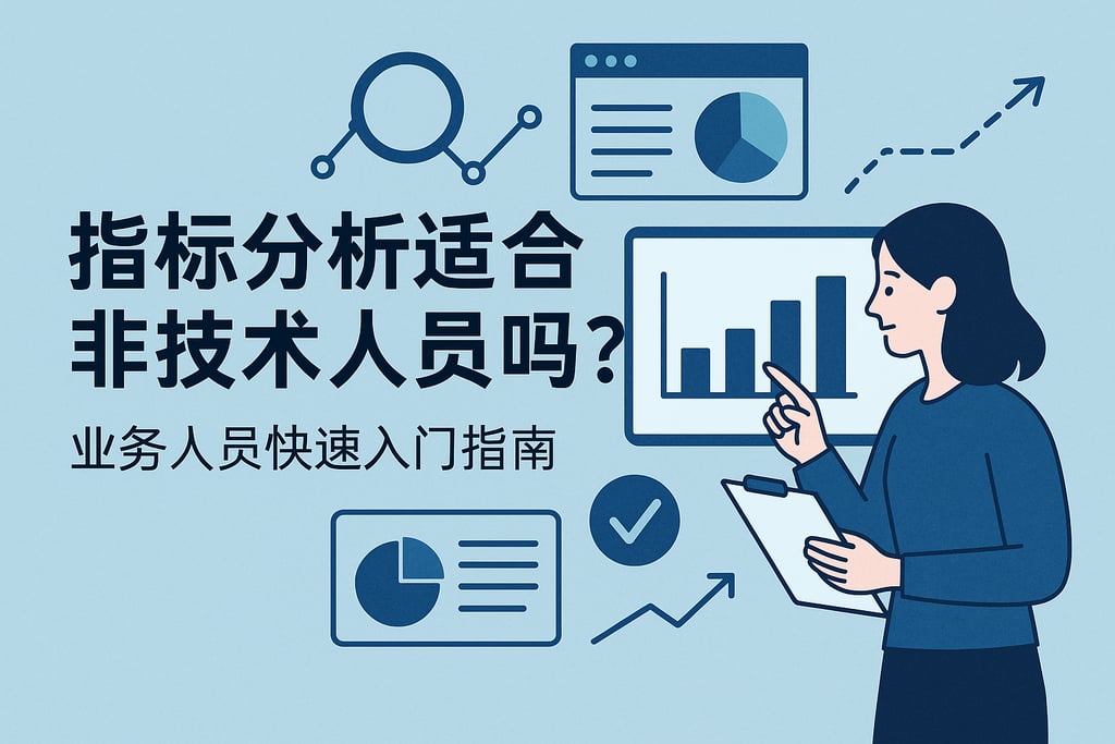 指标分析适合非技术人员吗？业务人员快速入门指南