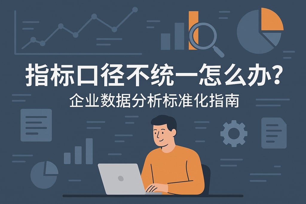 指标口径不统一怎么办？企业数据分析标准化指南