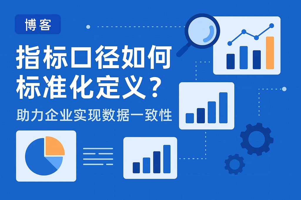 指标口径如何标准化定义？助力企业实现数据一致性