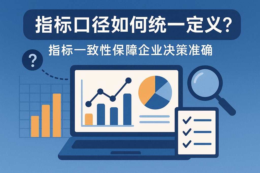 指标口径如何统一定义？指标一致性保障企业决策准确
