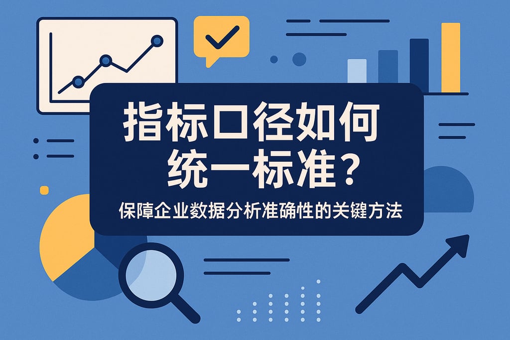 指标口径如何统一标准？保障企业数据分析准确性的关键方法