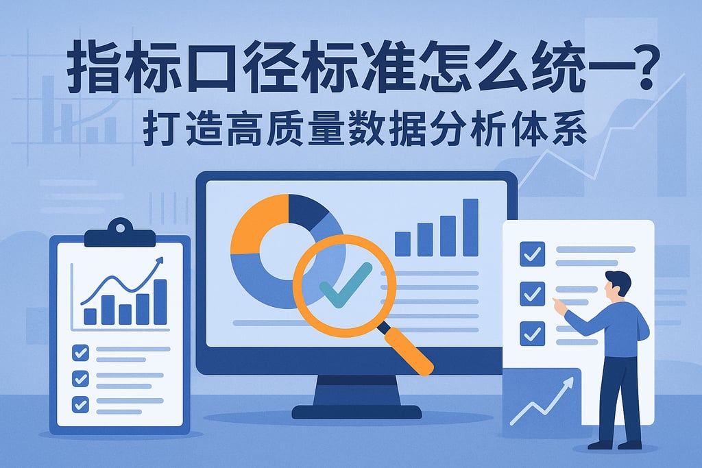 指标口径标准怎么统一？打造高质量数据分析体系
