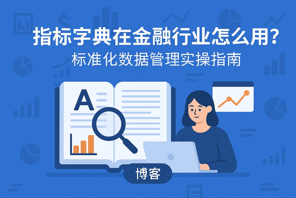 指标字典在金融行业怎么用？标准化数据管理实操指南