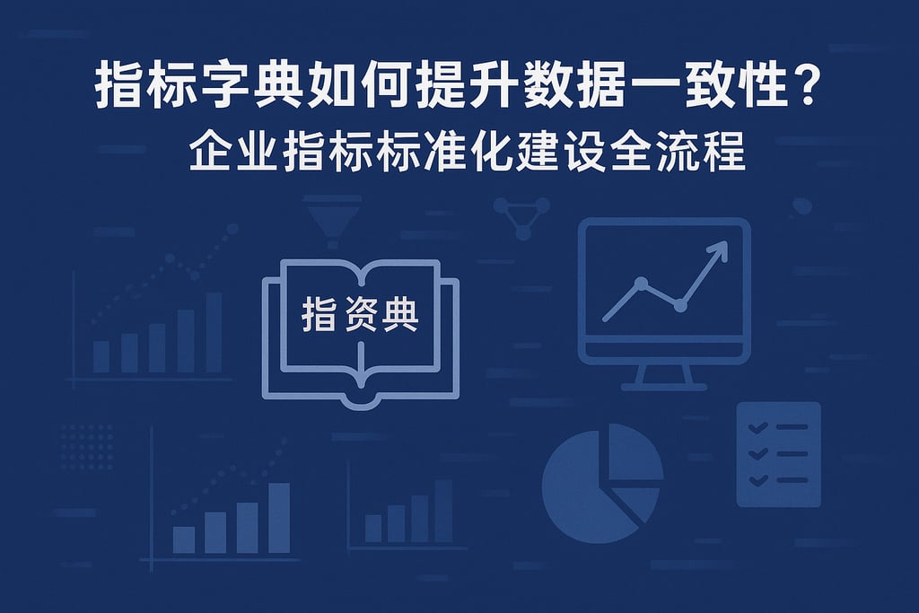 指标字典如何提升数据一致性？企业指标标准化建设全流程