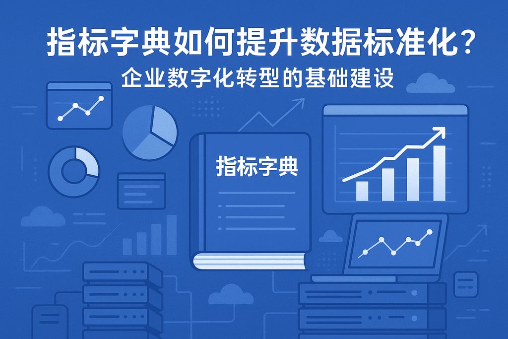 指标字典如何提升数据标准化？企业数字化转型的基础建设