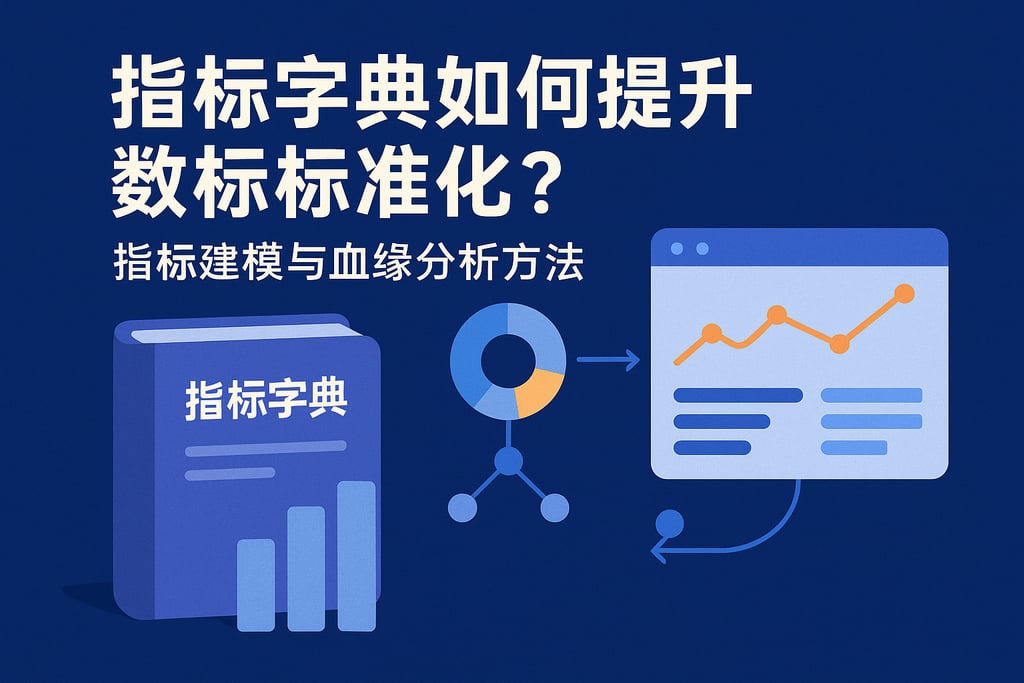 指标字典如何提升数据标准化？指标建模与血缘分析方法