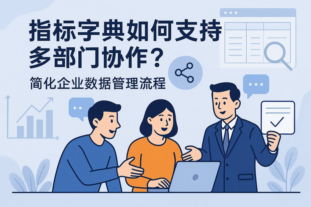 指标字典如何支持多部门协作？简化企业数据管理流程