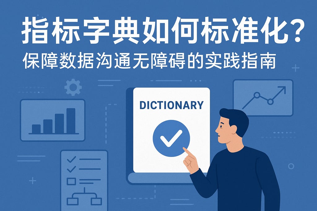 指标字典如何标准化？保障数据沟通无障碍的实践指南