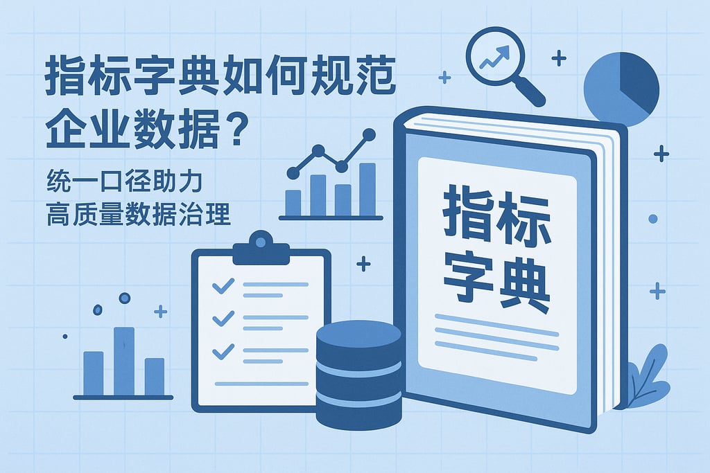 指标字典如何规范企业数据？统一口径助力高质量数据治理