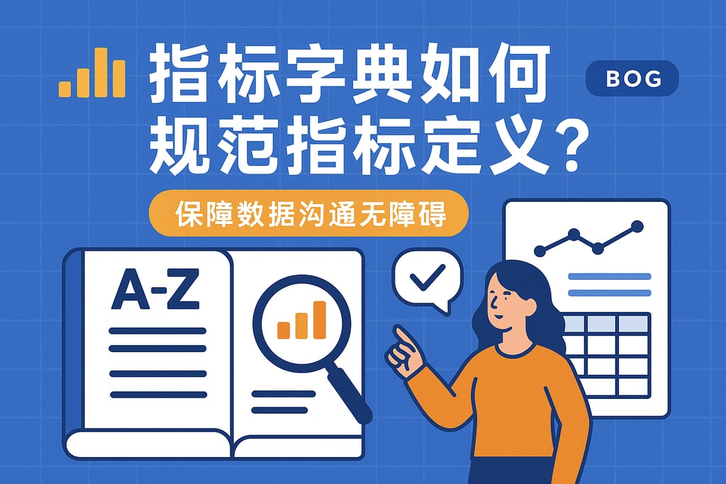 指标字典如何规范指标定义？保障数据沟通无障碍