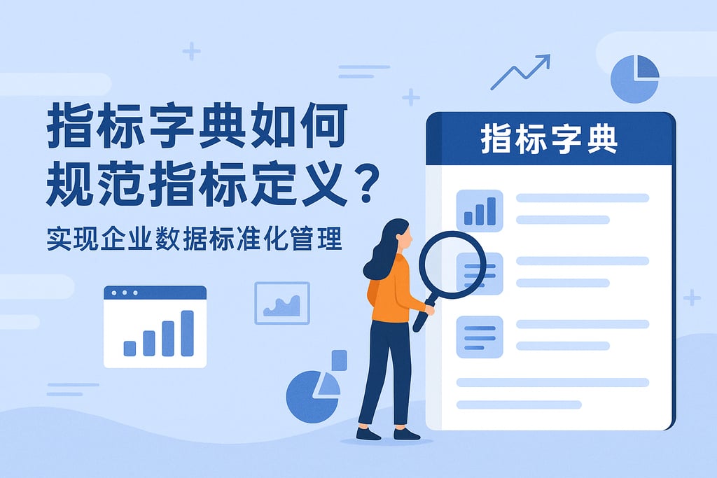指标字典如何规范指标定义？实现企业数据标准化管理