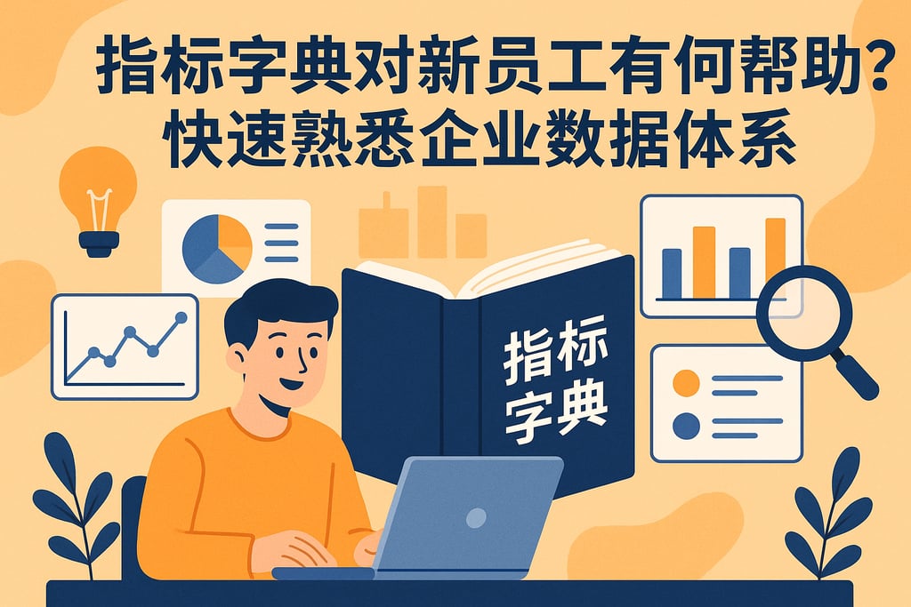 指标字典对新员工有何帮助？快速熟悉企业数据体系