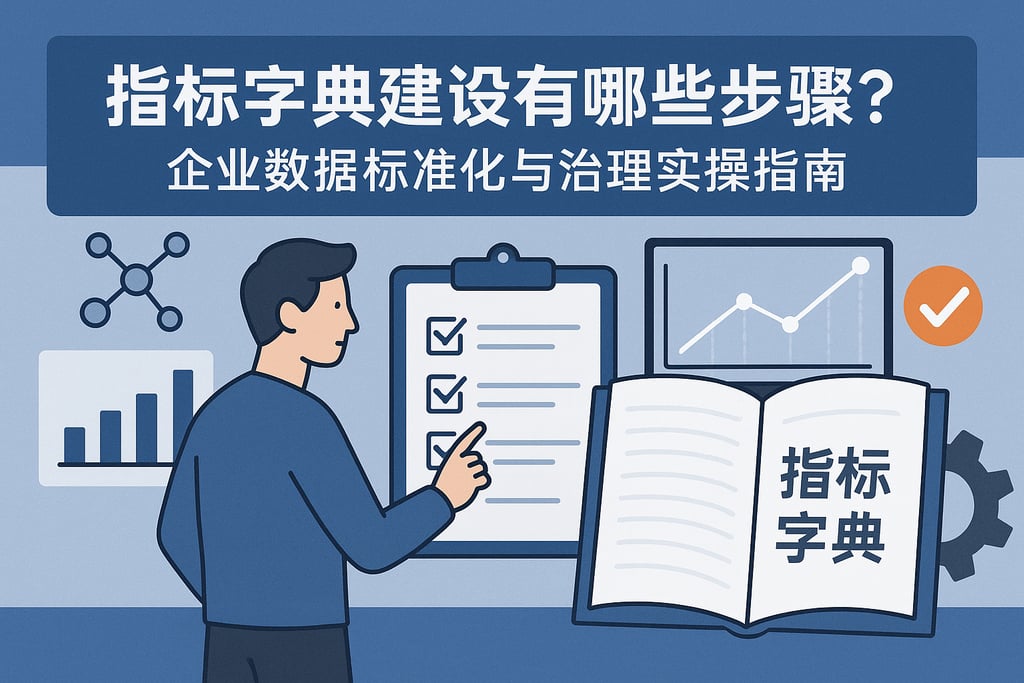 指标字典建设有哪些步骤？企业数据标准化与治理实操指南