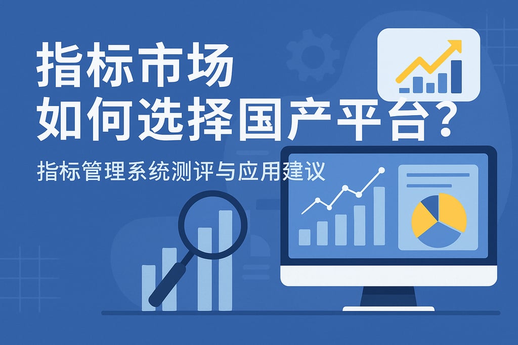 指标市场如何选择国产平台？指标管理系统测评与应用建议
