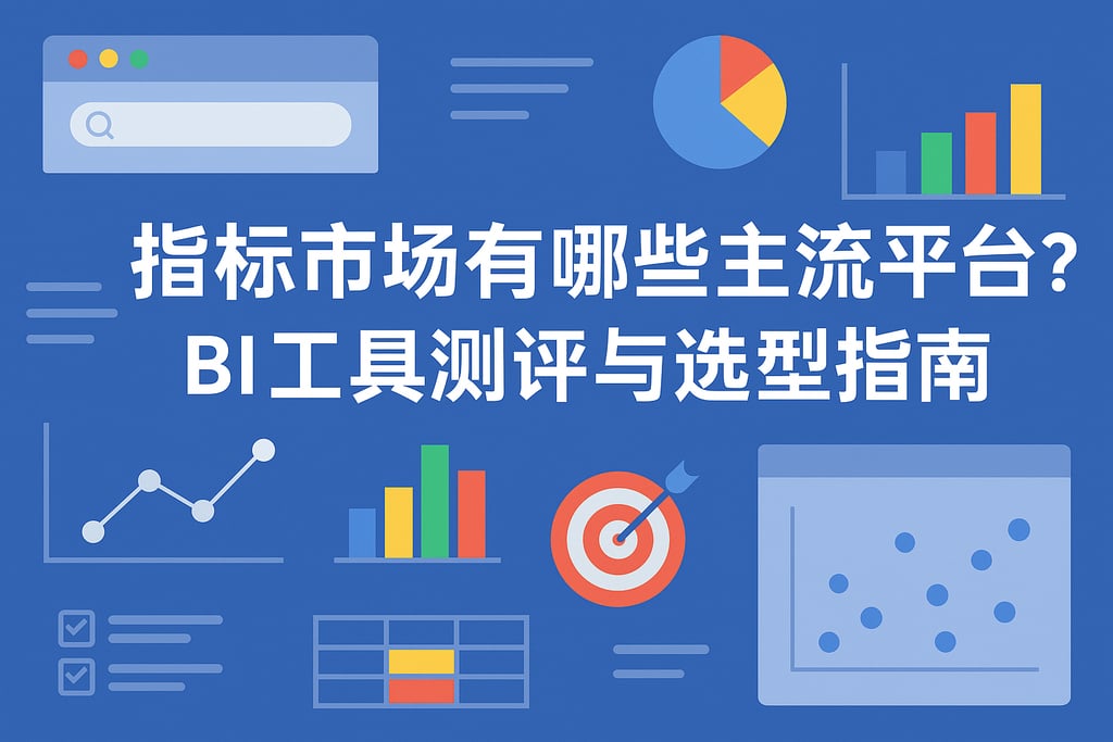 指标市场有哪些主流平台？BI工具测评与选型指南