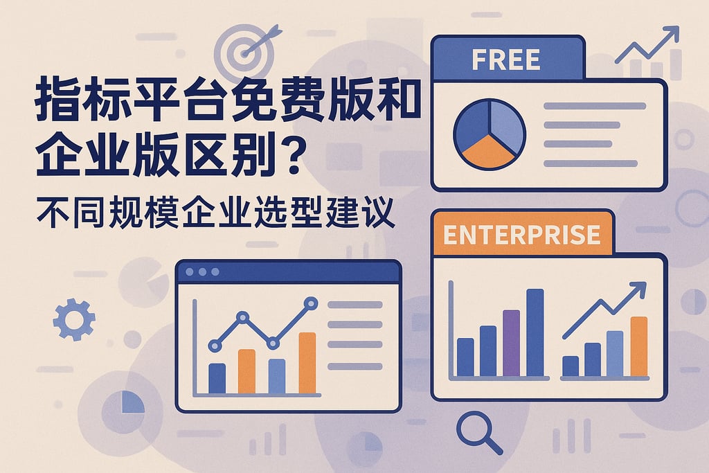 指标平台免费版和企业版区别？不同规模企业选型建议