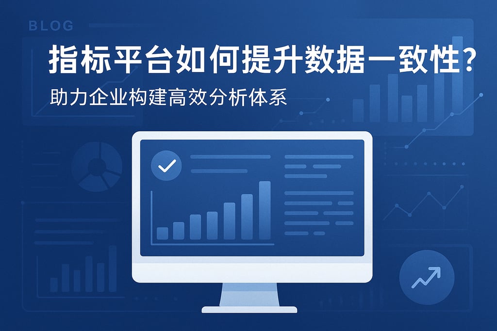 指标平台如何提升数据一致性？助力企业构建高效分析体系