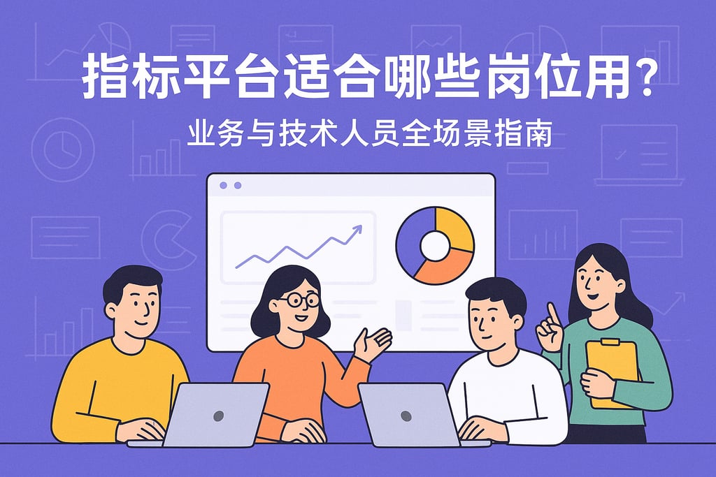 指标平台适合哪些岗位使用？业务与技术人员全场景指南
