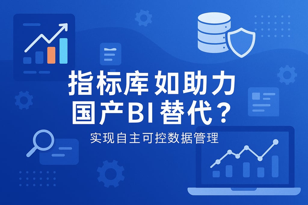 指标库如何助力国产BI替代？实现自主可控数据管理