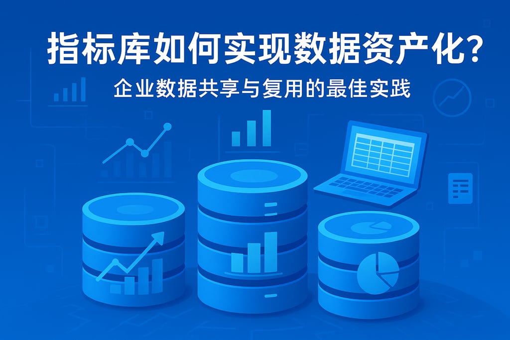 指标库如何实现数据资产化？企业数据共享与复用的最佳实践