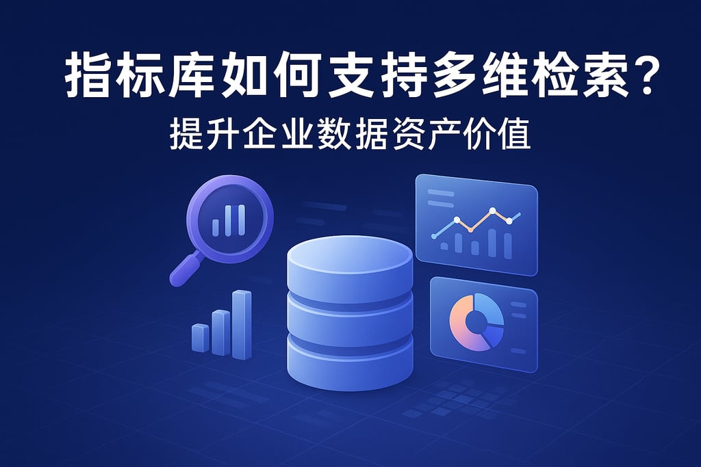 指标库如何支持多维检索？提升企业数据资产价值