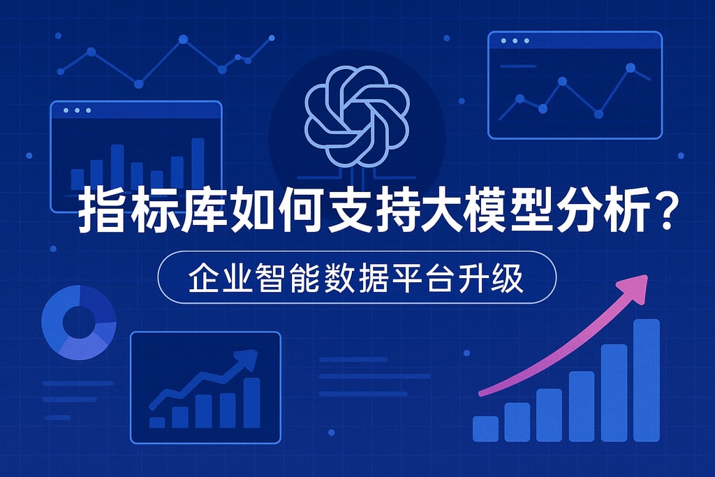 指标库如何支持大模型分析？企业智能数据平台升级
